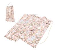 GLSTOY Cotton Nursing Cover Breastfeeding Apron for Maternity Adjustable Shoulder Strap Privacy Breastfeeding Cover for Moms Pink