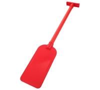 GLSTOY Dance Paddle Prop 40cm Red Plastic Boat Oar for Dragon Boat Performance, Lightweight Practice Kayak Paddle for Stage Cosplay and Rowing Activities