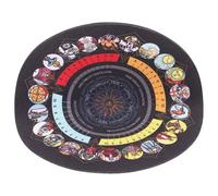 GLSTOY Divination Rubber Table Mat Lightweight Compact Tarot Card Tablecloth for Home Office Mystic Atmosphere Astrology Protector with Comfortable Soft Touch