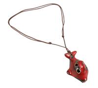 GLSTOY Dolphin Shape 4-Hole Ocarina Instrument Ceramic Beginner Wind Instrument for Children Decorative Musical Toy