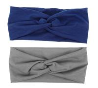 GLSTOY Elastic Workout Headband Set for Women Wide Knotted Headwrap Sports Headband Nonslip Design Fashionable African Braided Headband