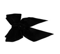 GLSTOY Elegant Black Velvet Pin Brooch Featuring a Large Bow Lapel Design, Reusable and Sturdy, a Clothing Brooch or Bag Decoration for Women