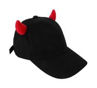 GLSTOY Elegant Unisex Devil Horn Cap Trendy Vintage Baseball Hat Long-Lasting Material Comfortable for Daily Life Multi