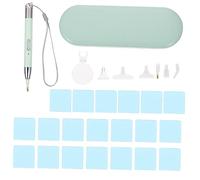 GLSTOY Ergonomic Diamond Dotting Pen Kit with Rechargeable Comfortable Grip DIY Cross Stitch Tool for Drill Painting and Handmade Crafting Green Set
