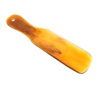 GLSTOY Ergonomic Travel Shoehorn for Men Women Lazy Shoe Helper Natural Horn Design for Easy Shoe Wearing Smooth Edges for Comfortable Use for Seniors Pregnant Women