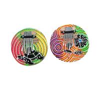 GLSTOY Ethereal Melody Kalimba Portable Mini Thumb Piano for Beginners and Advanced Players Random Color