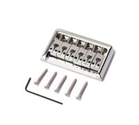 GLSTOY Fixed Bridge Saddles Ashtray Bridge Tailpiece for Electric Guitar Replacement Tailpiece