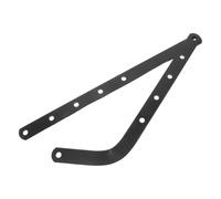 GLSTOY Garage Door Arm Replacement Set Made of Galvanized Steel 2pcs Curved Opener Bracket Arm with Anti Oxidation Coating and Mounting Holes , Versatile Compatibility for Basement