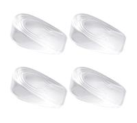 GLSTOY Gel Height Increasing Shoe Lift Insoles for Comfortable Height Increase 2 Pairs Soft Shock Absorption Inserts 2cm and 3cm Heel Elevators, Invisible Cushion for Men in Heels