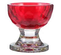 GLSTOY Glass Water Offering Bowl Smooth Surface Storage Bowl Adornment for Temple and Home Use