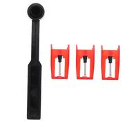 GLSTOY Gramophone Needle Replacement Record Cleaning Brush Nonmagnetic Stylus Cleaning Kit for Record Player Turntable and Phonograph