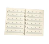 GLSTOY Guitar Learning Tools 6- Book Music Book Portable Durable Music Score Notebook for Guitarists