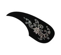 GLSTOY Guitar Pickguard for Acoustic Guitar Decorative Scratch Plate with Patterns Impact Protection Plate Durable Scratch Design for Enhanced Aesthetics and Protection