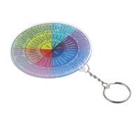 GLSTOY Hanging Feeling Wheel Keychain Unique Emotion Wheel Pendant Double-Sided Key Ring for Friends Family Versatile Bag Car Decoration