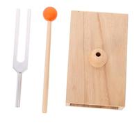 GLSTOY Healing Tuning Forks Wooden Resonator Box for Sound Healing Meditation Tool