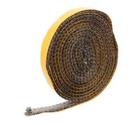 GLSTOY High Temperature Fiberglass Fire Rope with Self Adhesive Backing for Wood Stove Door Gasket Fireplace Seal Strip for Chimney Oven and Furnace Heat Resistant Fire Smoke Seal