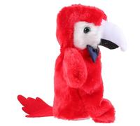 GLSTOY Interactive Parrot Hand Puppet Soft Plush Animal Puppet for Early Education Storytelling Role Play Enhances Imagination and Expression Skills