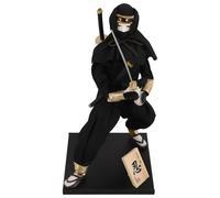 GLSTOY Japanese Samurai Action Figure Doll Traditional Kimono Figurine Miniature Stealth Warrior Statue Home Decor Asian Historical Sculpture