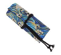 GLSTOY Japanese Style Capacity Pencil Roll Storage Bag Space Saving Organizer for Colored Pencils and Stationery Convenient and Tidy Design with Slots