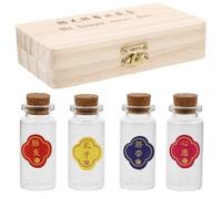 GLSTOY Keepsake Box Preserves Baby's First Haircut Memories for Baby Wood and Glass Material with Large Capacity and Elegant Design Present for Newborn Families