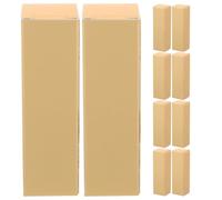 GLSTOY Lipstick Holder Boxes for Lip Balm and Lip Gloss Paper 50pcs Khaki Easy to Carry Lipstick Organizer with Elegant and Charming Design Suitable for Travel and Dresser Use
