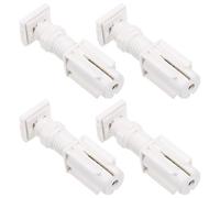 GLSTOY Louver Brackets 4Pcs Plastic No Drilling Mounting Clips for Venetian Blinds Replacement Parts for Vertical Window Blinds