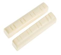 GLSTOY Mandolin String Nuts Replacement Accessories 2pcs Made of Sturdy Abs Material to Improve Sustain and Decrease Noise Suitable for Friends and Families Playing Mandolin