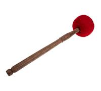 GLSTOY Meditation Sound Bowl Wooden Mallet Stick Medium Red Wool Felt Head, Handmade in Nepal for Spiritual Relaxation