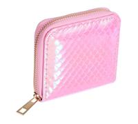 GLSTOY Mermaid Coin Purse Small Wallet Pu Zippered Change Holder for Girls Women Beach Party