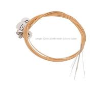 GLSTOY Metal Harp Replacement Strings Lyre Harp 16 String Golden Steel Universal Compatibility Pure Tone for Music Gatherings and Practice