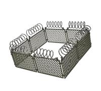 GLSTOY Miniature Military Fence Diy Model Set Boys Playset Accessory Green Plastic Tiny Fence for Dollhouse Prison Scene Garden Decoration