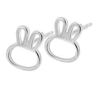 GLSTOY Minimalist Bunny Earrings for Women Creative Hollow Rabbit Design Comfortable Lightweight Jewelry for Daily Wear Travel and Party Accessories
