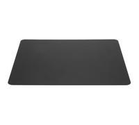 GLSTOY Mouse Pad in Black Ultra Thin Aluminum Alloy Double-Sided Hard with Non- Base Smooth Application and Fine Workmanship Desk Accessory for Gaming and Studying