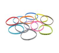 GLSTOY Multiplication Tables Bracelets Comfortable and Practical for Students 12pcs Colourful Silica Gel Wristbands Wrist Decoration Bands, for Birthdays of Classmates