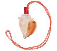 GLSTOY Natural Conch Shell Whistle Horn, Nautical Coastal Decor Noise Maker, Wedding Favor Seashell Ornament for Beach Party and Boho Style Events