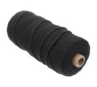 GLSTOY Natural Cotton Rope for Handmade Crafts Black Cotton Thread Easy to Use Manual Woven Elegant and Beautiful Style for Wall Hangings and Lacing