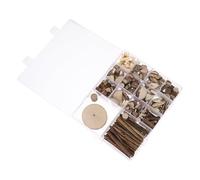 GLSTOY Natural Wood Sticks Bulk Wooden Twigs for Crafts Rustic Easy DIY Encourages Collaborative Crafting Arts and Crafts Living Room Decoration