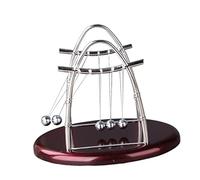 GLSTOY Newton's Cradle Large Arch Desktop Ornament Physics Experiment for Home Office Decoration Educational Model Teaching Energy Balance Dynamics