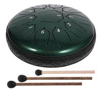 GLSTOY Note Steel Tongue Drum Portable Ethereal Percussion Instrument for Meditation Yoga Music Education with Finish and Complete Accessory