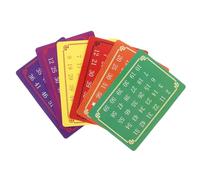 GLSTOY Number Card Mind Reading 5 Sets Telepathic Cards for Halloween Party Mental Trick Performances