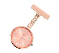 GLSTOY Nurse Watch Quartz Pendant Clock Clip Easy Reader Fob Watch for Nurses and Doctors Design Large Numbers Convenient for Medical Professionals