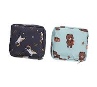 GLSTOY Nursing Pad Bags Sanitary Napkin Storage Bag Zipper Travel Pouches for Women Random Style