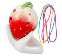 GLSTOY Ocarina Instrument for Boy Girl Six-hole Ocarina Stand Lanyard and Music Score