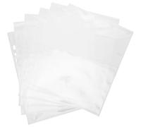 GLSTOY Photo Pockets 30 Sheets 4X6 Inch Photo Sleeves Side-Loading Plastic Page Protectors with Pre-Punched Holes Compatible with Three-Ring Mini and Standard A5 Six-Ring Binders