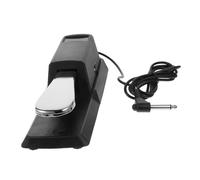 GLSTOY Piano Keyboard Sustain Foot Pedal Alloy Construction Expressive Half-pedal Non-slip Base Compatible All Electronic Keyboards Random Style