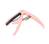 GLSTOY Pink Electric Guitar Accessories Kit Guitar Clamp Capo Metal Abs Smooth Clamping Action Can Change Keys during A Song for Folk Music and Country Music