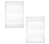 GLSTOY Plastic Straight Line Rulers with 27 Grids and 1.0Cm Spacing, Line Stencil Template Set Featuring Precise Scale Design for Calligraphy and Lettering, Journaling Drawing Guides