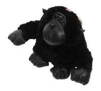 GLSTOY Plush Gorilla Keychain Black Soft Wool Monkey Stuffed Animal Charm for Car Keys Backpack Purse Accessory Cute Hanging Plushie Charm and Adults
