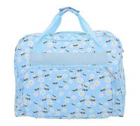 GLSTOY Portable Crochet Knitting Storage Bag with Pockets Trolley Structure Sewing Machine Organizer Tote for Travel Oxford Fabric Protective Case