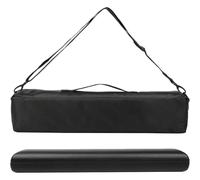 GLSTOY Portable Flute Storage Box Thickened Wood and High Grade Oxford Cloth Wind Instrument Box 15.33x3.54x1.97in Simple Design Black for Outdoors Flute Carrying Storage Holder